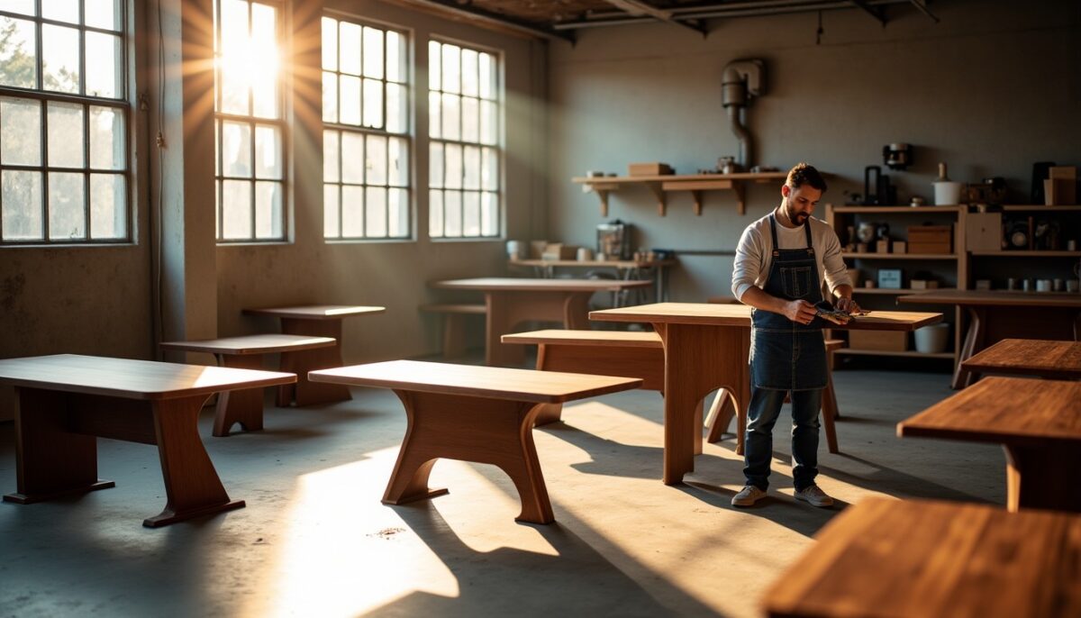 Atelier de création : mobilier sur mesure et inspiration design innovante